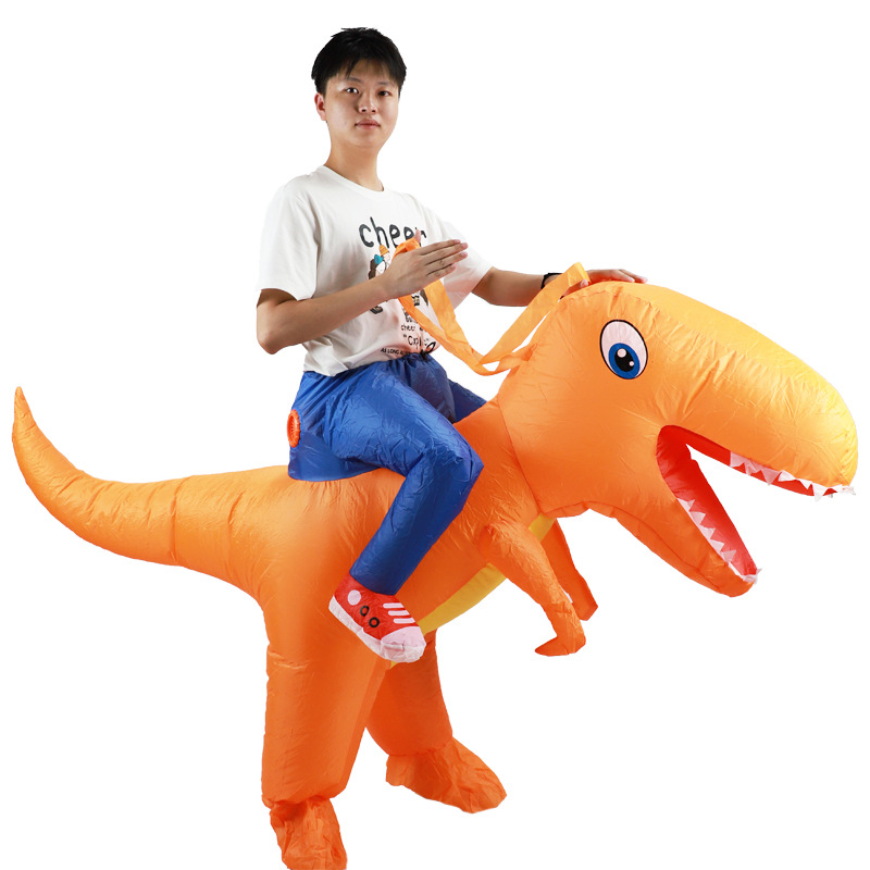 AdultHot Kids Green Inflatable - Inflatable Dinosaur Costume Adult recension och pris