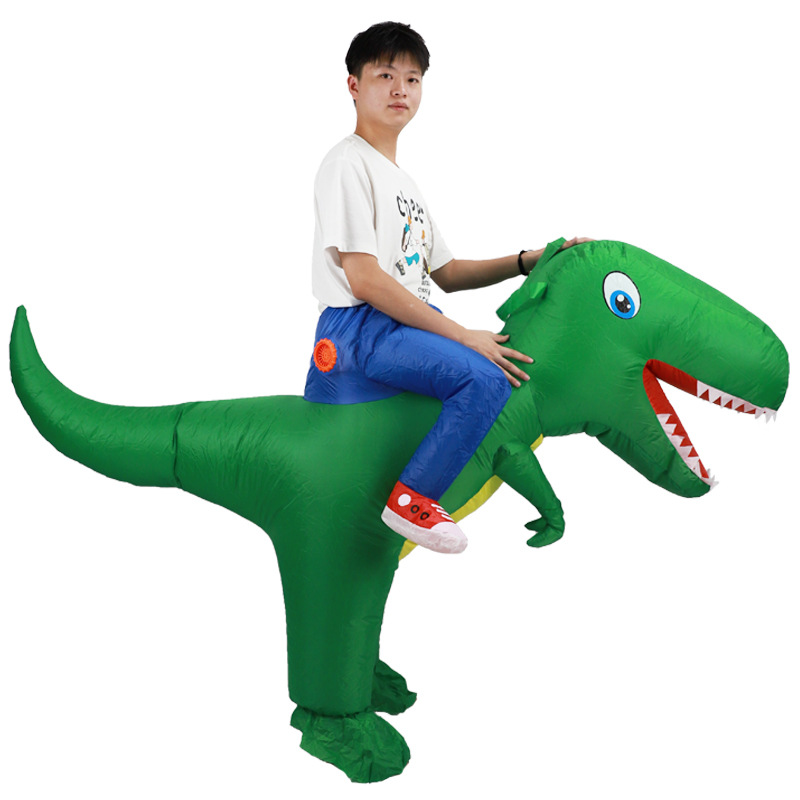 AdultHot Kids Green Inflatable - Inflatable Dinosaur Costume Adult recension och pris