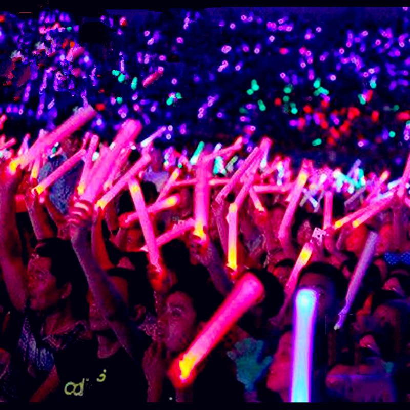 30Pcs Party Decoration LED Col - Flashing Led Foam Sticks Party recension och pris