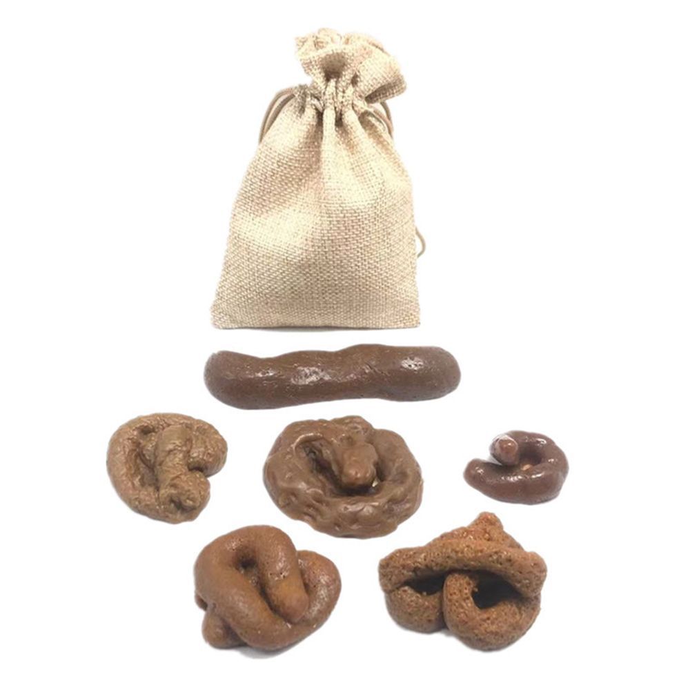 6Pcs Turd Antistress Fool's Ho - Fake Poop Gag Gift recension och pris