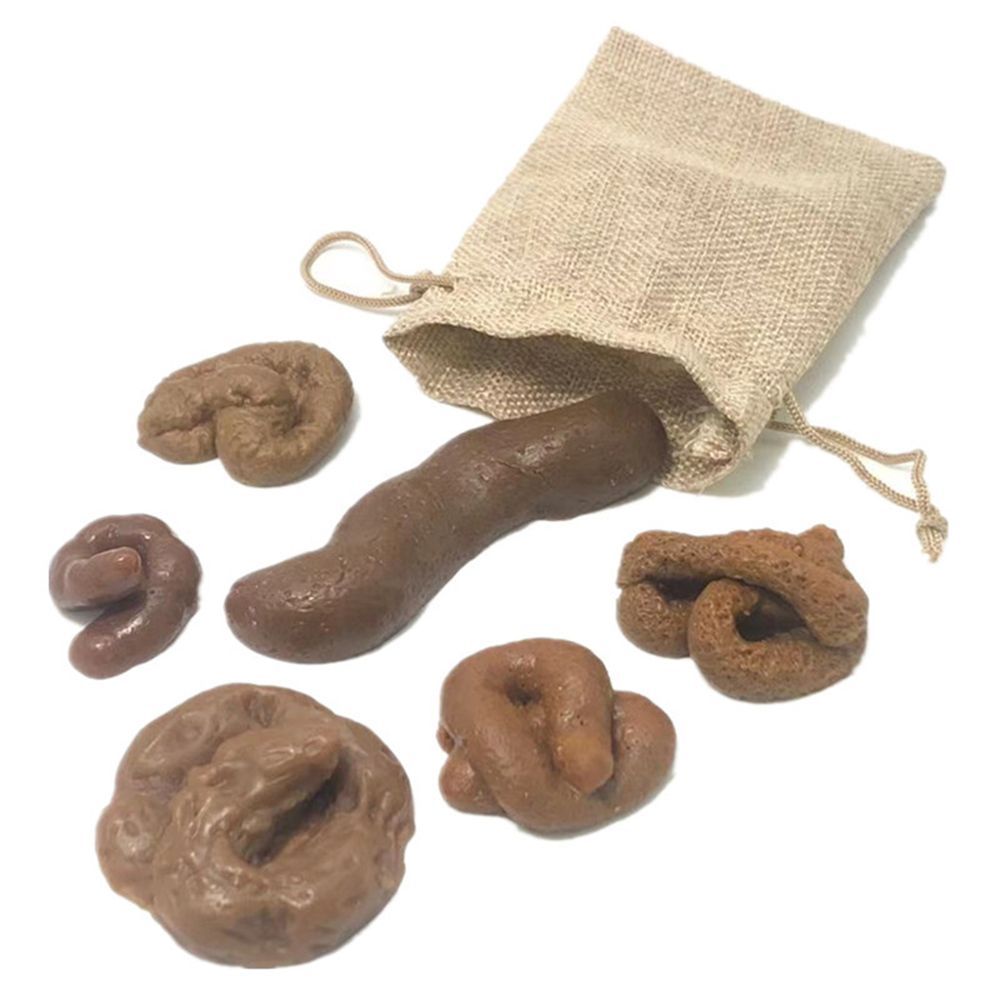 6Pcs Turd Antistress Fool's Ho - Fake Poop Gag Gift recension och pris