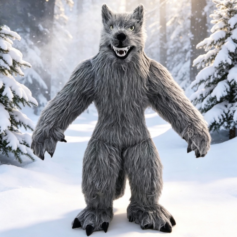 Giant Inflatable Grey Wolf Mas - Costumes recension och pris