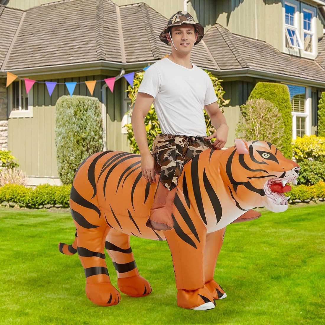 Inflatable Tiger Costume for A - Costumes recension och pris