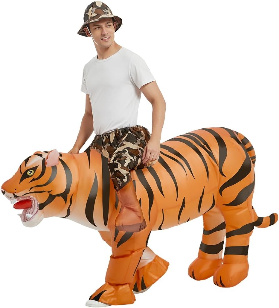 Inflatable Tiger Costume for A - Costumes recension och pris