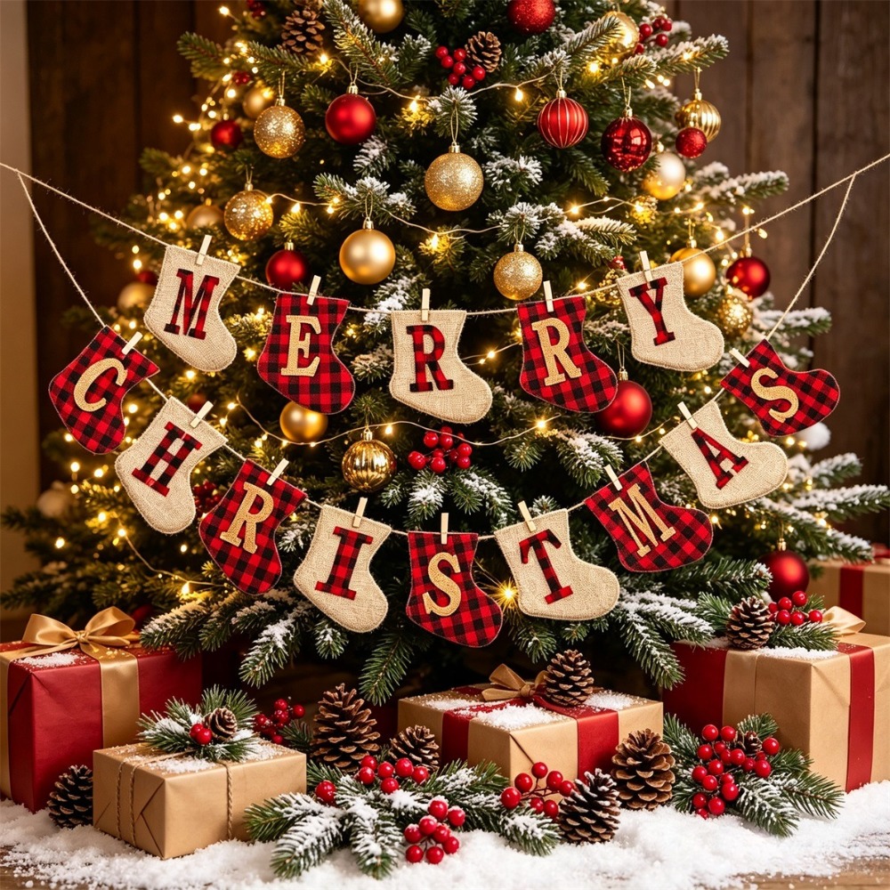 Sock-shaped Christmas Hanging  - Party Supplies recension och pris